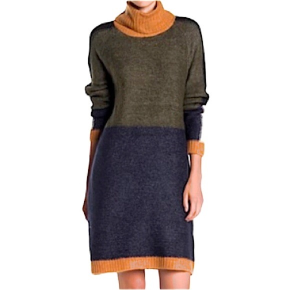Solutions Dresses & Skirts - Solutions Turtleneck Knit Sweater Dress